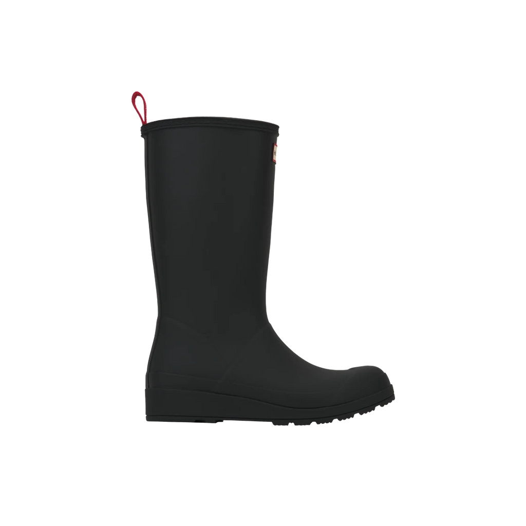 Hunter Play Tall Wellington Rain Boots Black