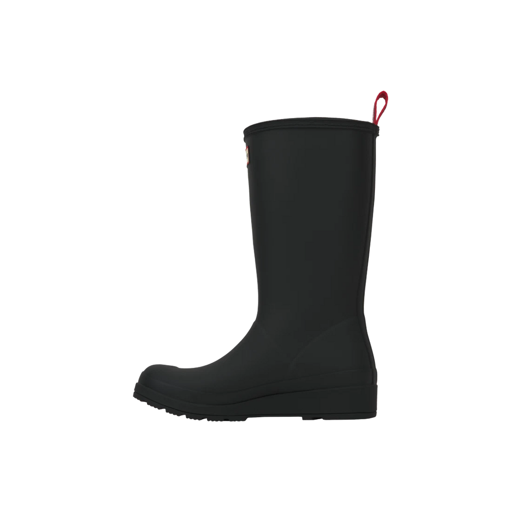Hunter Play Tall Wellington Rain Boots Black