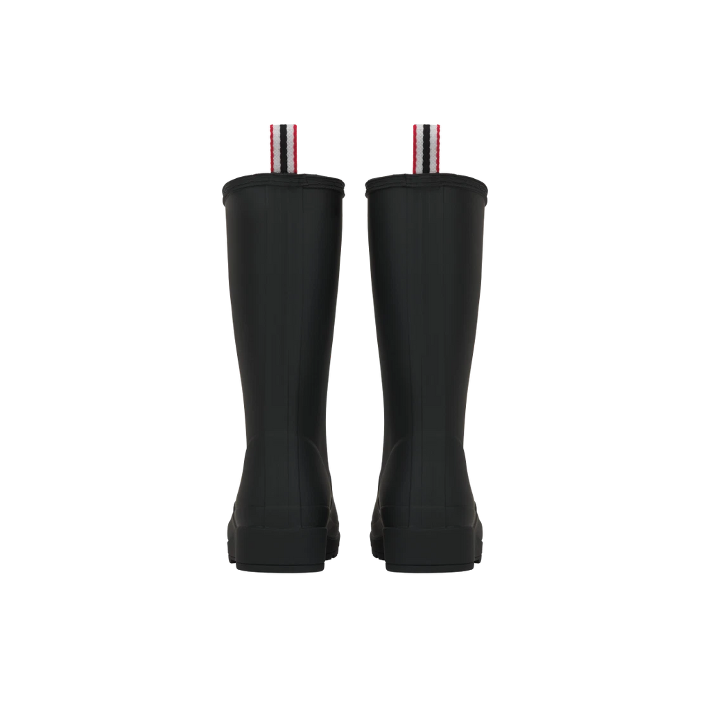 Hunter Play Tall Wellington Rain Boots Black